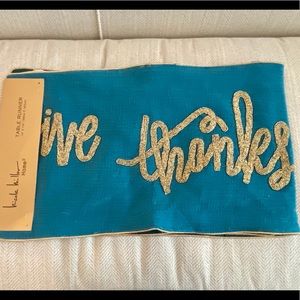 Give Thanks Table Runner